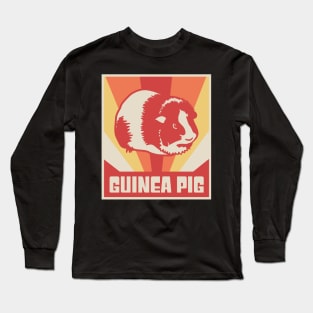 Vintage Guinea Pig Poster Long Sleeve T-Shirt